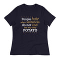 Sentences That End In Potato Women's Signature - Adult & Kids T-Shirts, Sweatshirts & Hoodies apparel design preview 1