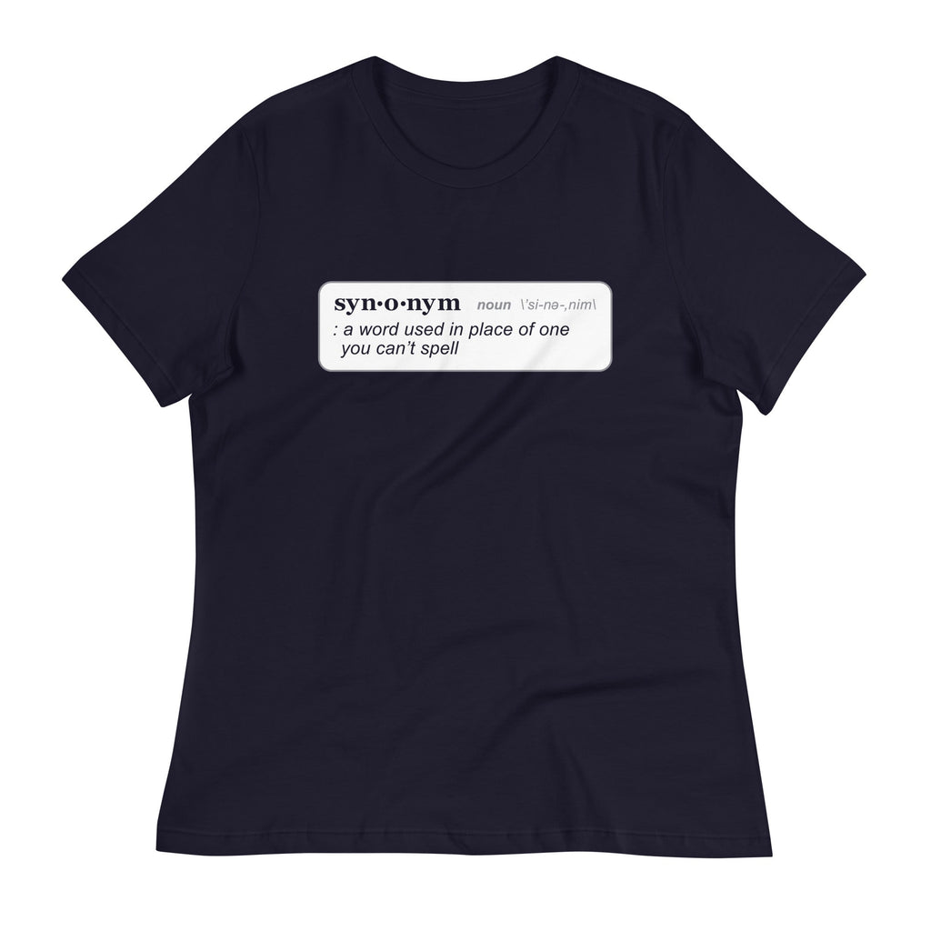 Synonym Definition Women's Signature - Adult & Kids T-Shirts, Sweatshirts & Hoodies apparel design preview 1
