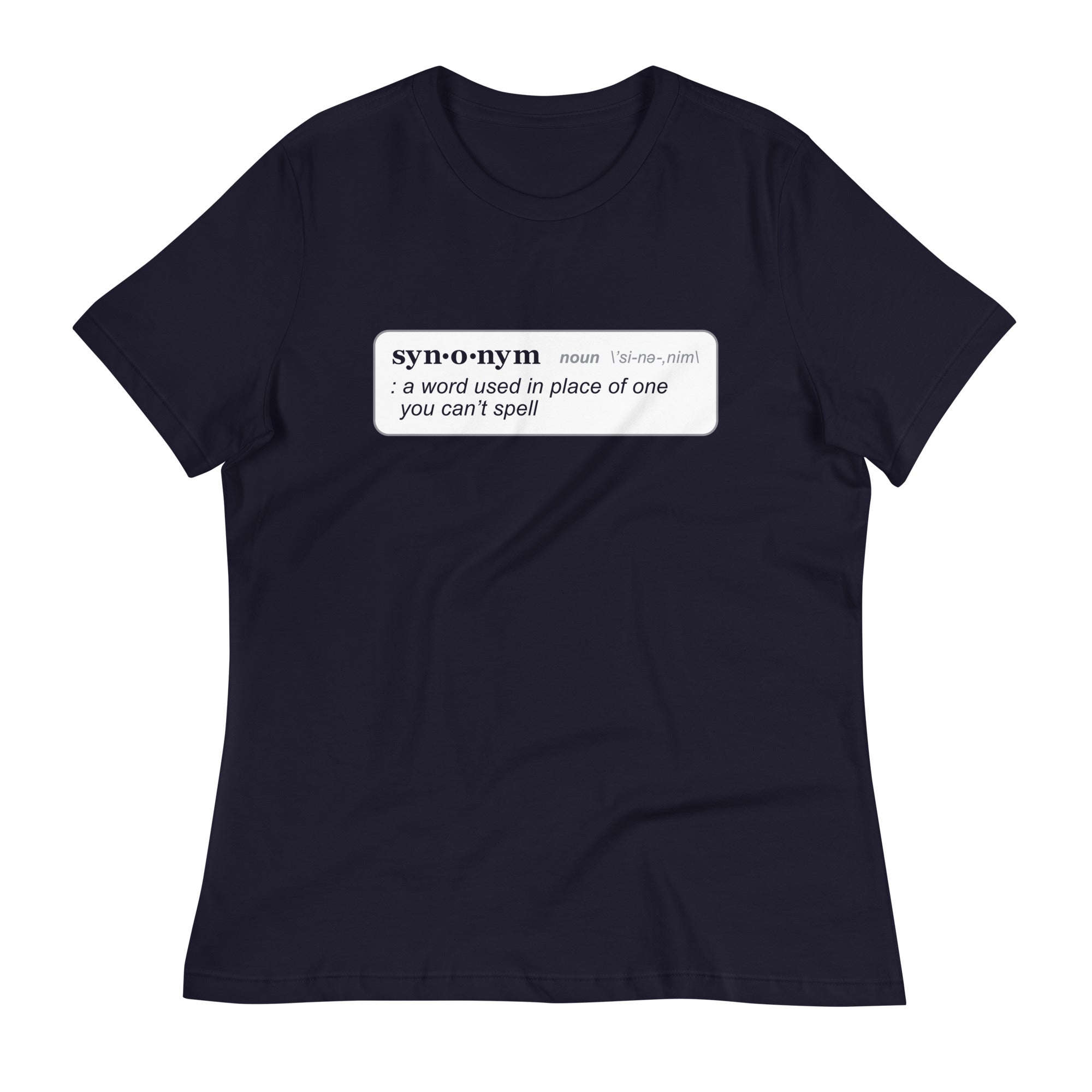 Synonym Definition Women's Signature - Adult & Kids T-Shirts, Sweatshirts & Hoodies apparel design preview 1