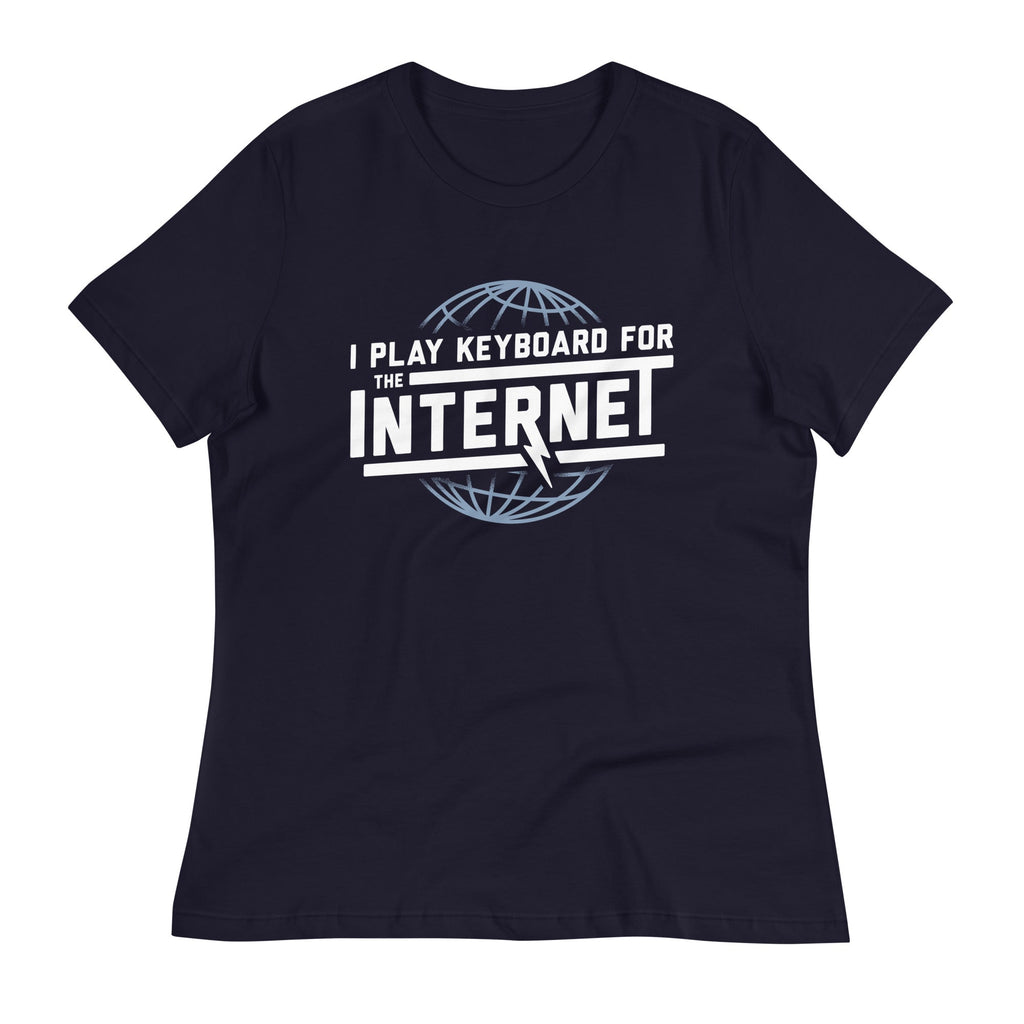 I Play Keyboard For The Internet Women's Signature - Adult & Kids T-Shirts, Sweatshirts & Hoodies apparel design preview 1