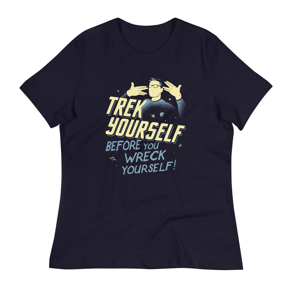 Trek Yourself Before You Wreck Women's Signature - Adult & Kids T-Shirts, Sweatshirts & Hoodies apparel design preview 1