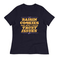 Raisin Cookies Are Why I Have Trust Issues Women's - Adult & Kids T-Shirts, Sweatshirts & Hoodies apparel design preview 1