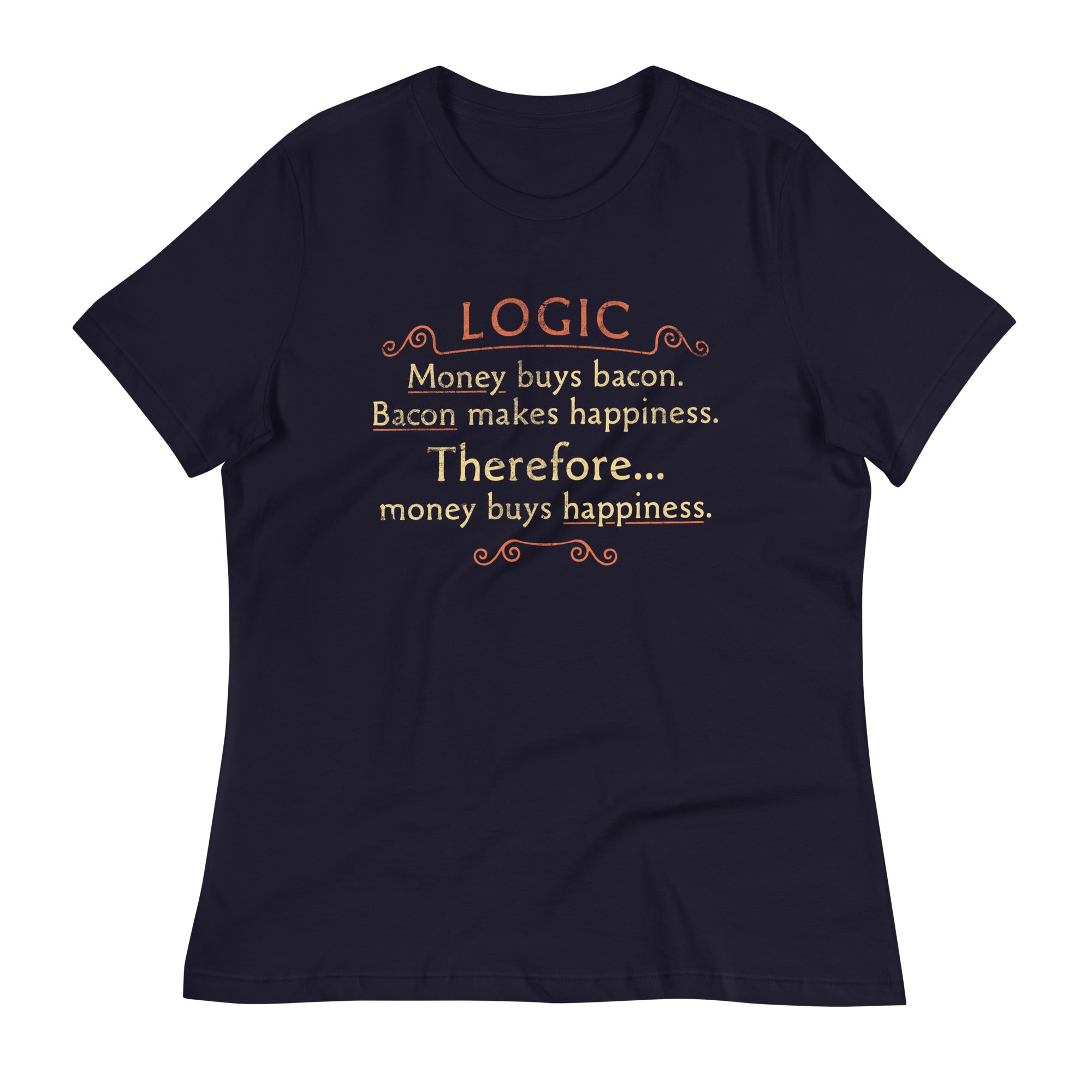 Money Buys Happiness Women's Signature - Adult & Kids T-Shirts, Sweatshirts & Hoodies apparel design preview 1