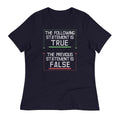 The Following Statement Is True Women's Signature - Adult & Kids T-Shirts, Sweatshirts & Hoodies apparel design preview 1