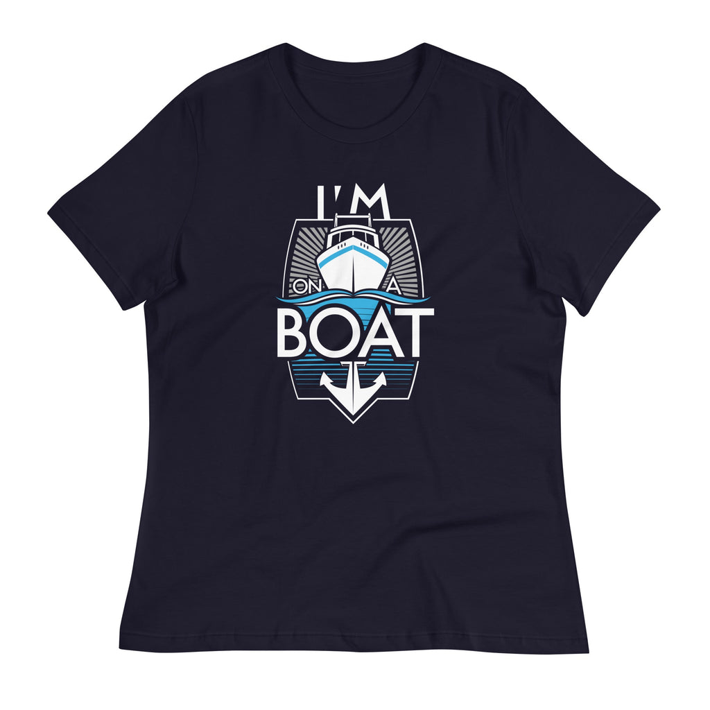 I'm On A Boat Women's Signature - Adult & Kids T-Shirts, Sweatshirts & Hoodies apparel design preview 1