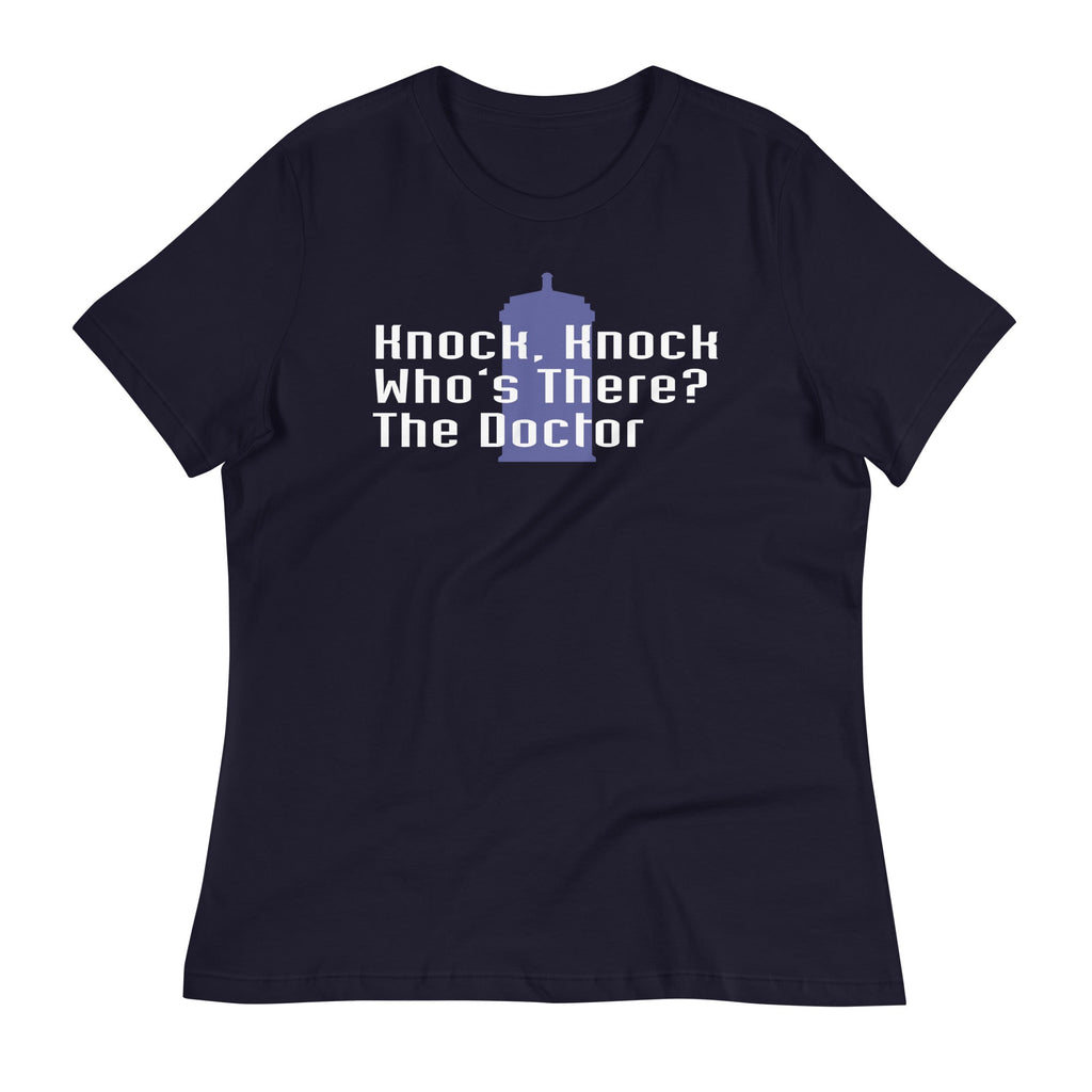 Knock Who's There? The Doctor Women's Signature - Adult & Kids T-Shirts, Sweatshirts & Hoodies apparel design preview 1