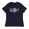 Knock Who's There? The Doctor Women's Signature - Adult & Kids T-Shirts, Sweatshirts & Hoodies apparel design preview 1