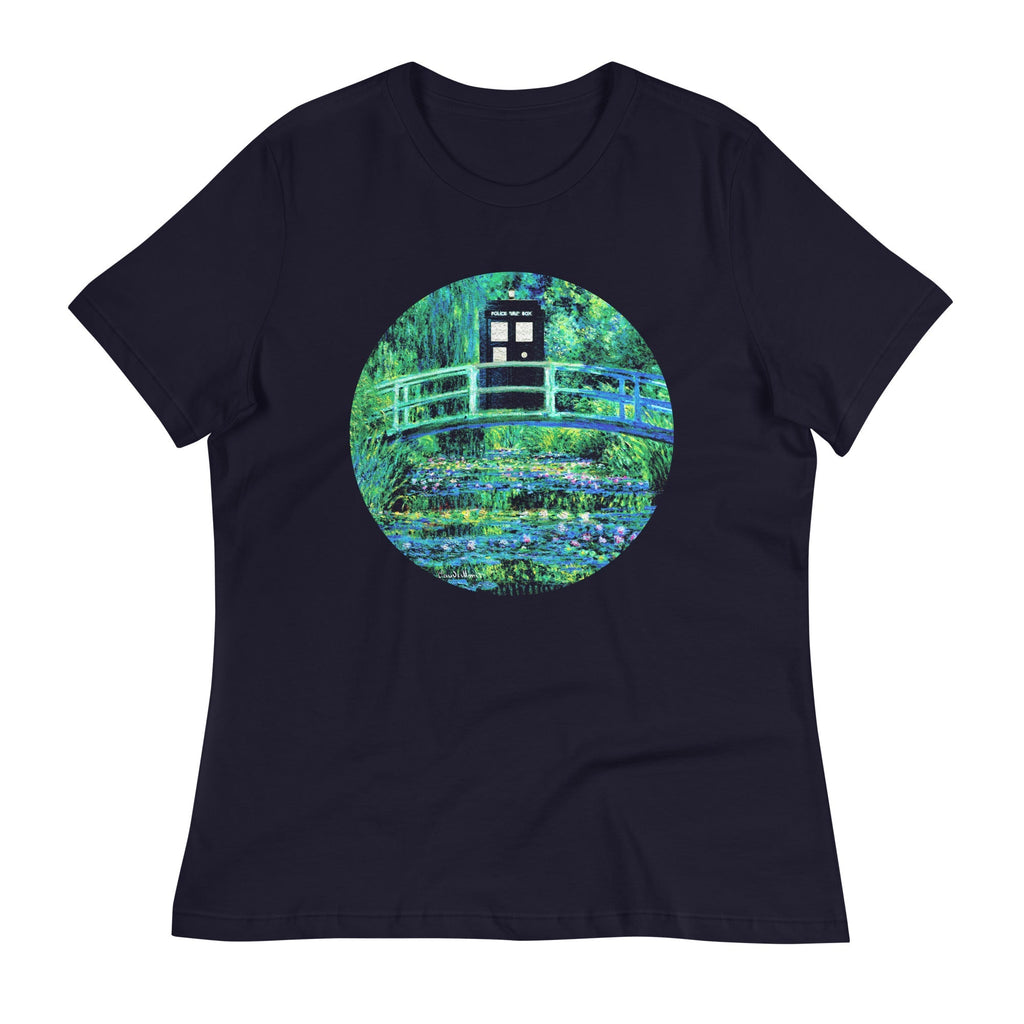 Water Lilies Police Box Women's Signature - Adult & Kids T-Shirts, Sweatshirts & Hoodies apparel design preview 1