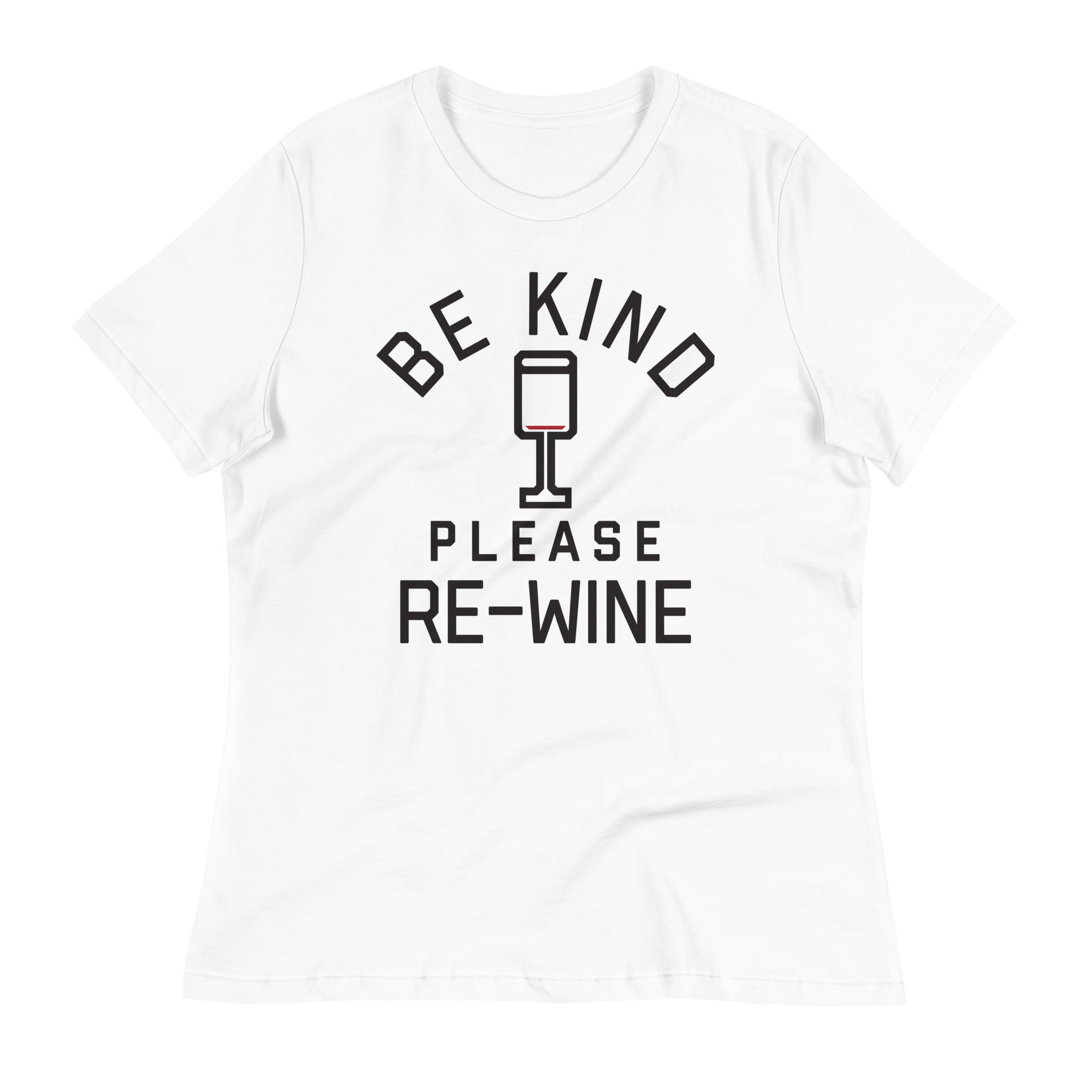 Be Kind, Please Re-Wine Women's Signature - Adult & Kids T-Shirts, Sweatshirts & Hoodies apparel design preview 1