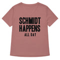 Schmidt Happens All Day Women's V-Neck - Adult & Kids T-Shirts, Sweatshirts & Hoodies apparel design preview 1