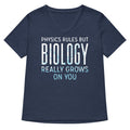 Biology Really Grows On You Women's V-Neck - Adult & Kids T-Shirts, Sweatshirts & Hoodies apparel design preview 1