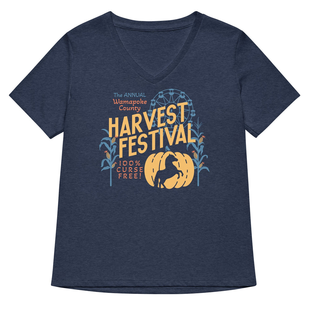 Wamapoke County Harvest Festival Women's V-Neck - Adult & Kids T-Shirts, Sweatshirts & Hoodies apparel design preview 1