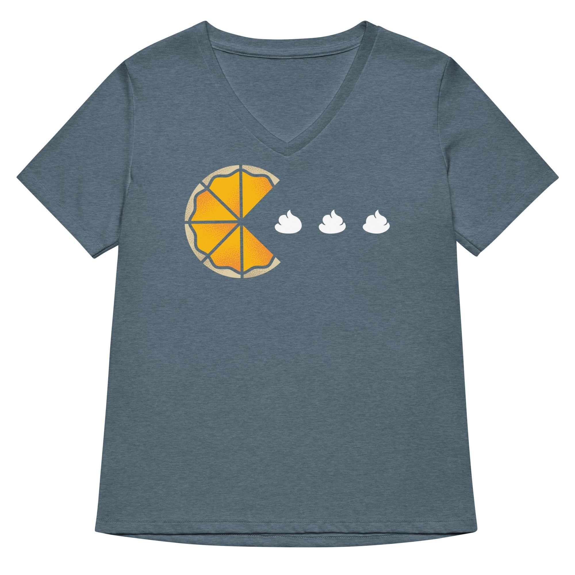 Pac Pie Women's V-Neck - Adult & Kids T-Shirts, Sweatshirts & Hoodies apparel design preview 1