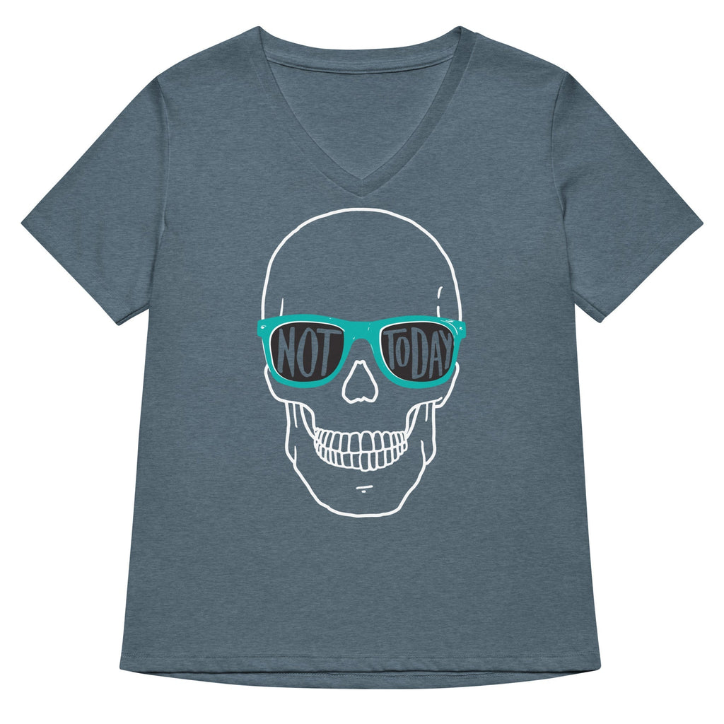 Not Today Women's V-Neck - Adult & Kids T-Shirts, Sweatshirts & Hoodies apparel design preview 1
