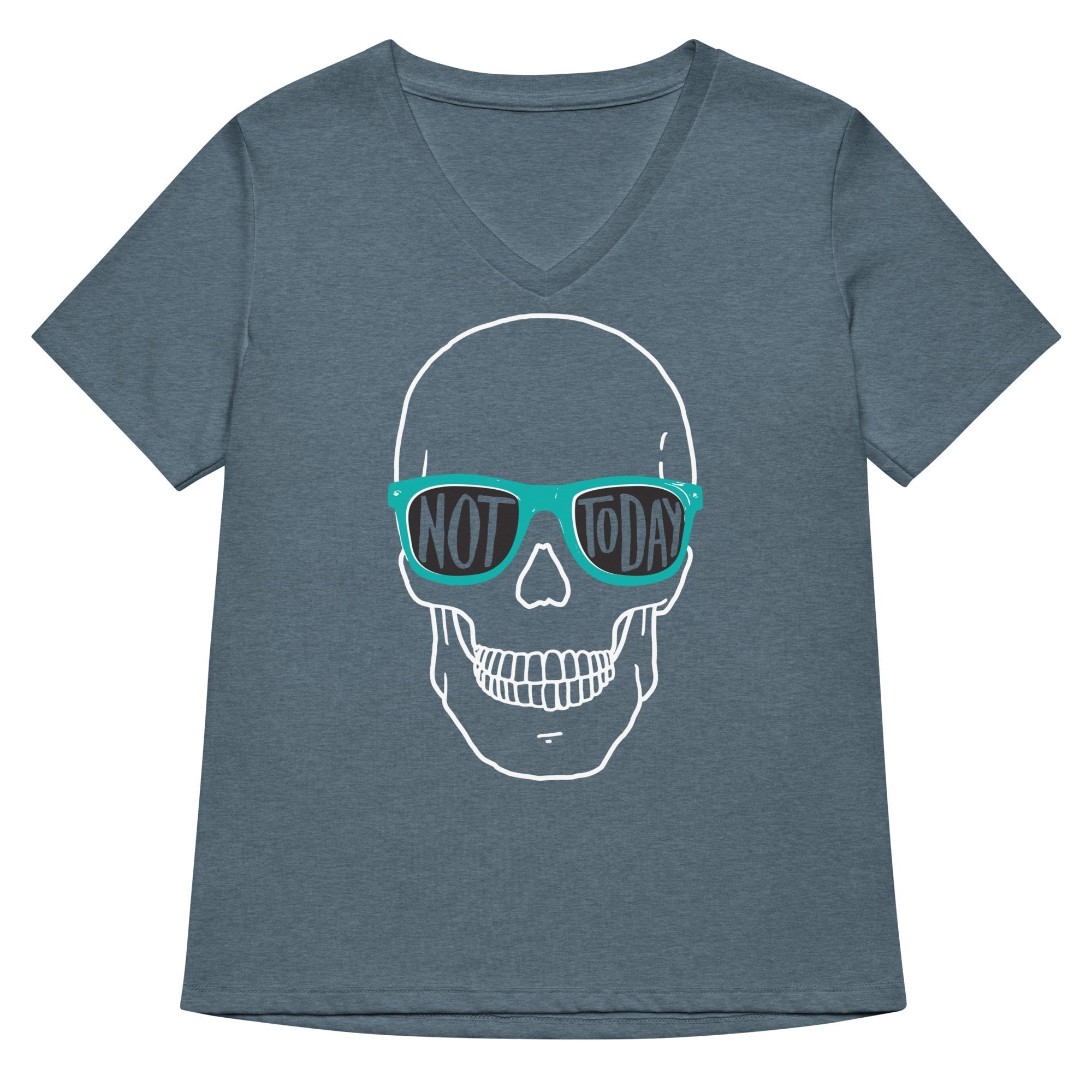 Not Today Women's V-Neck - Adult & Kids T-Shirts, Sweatshirts & Hoodies apparel design preview 1