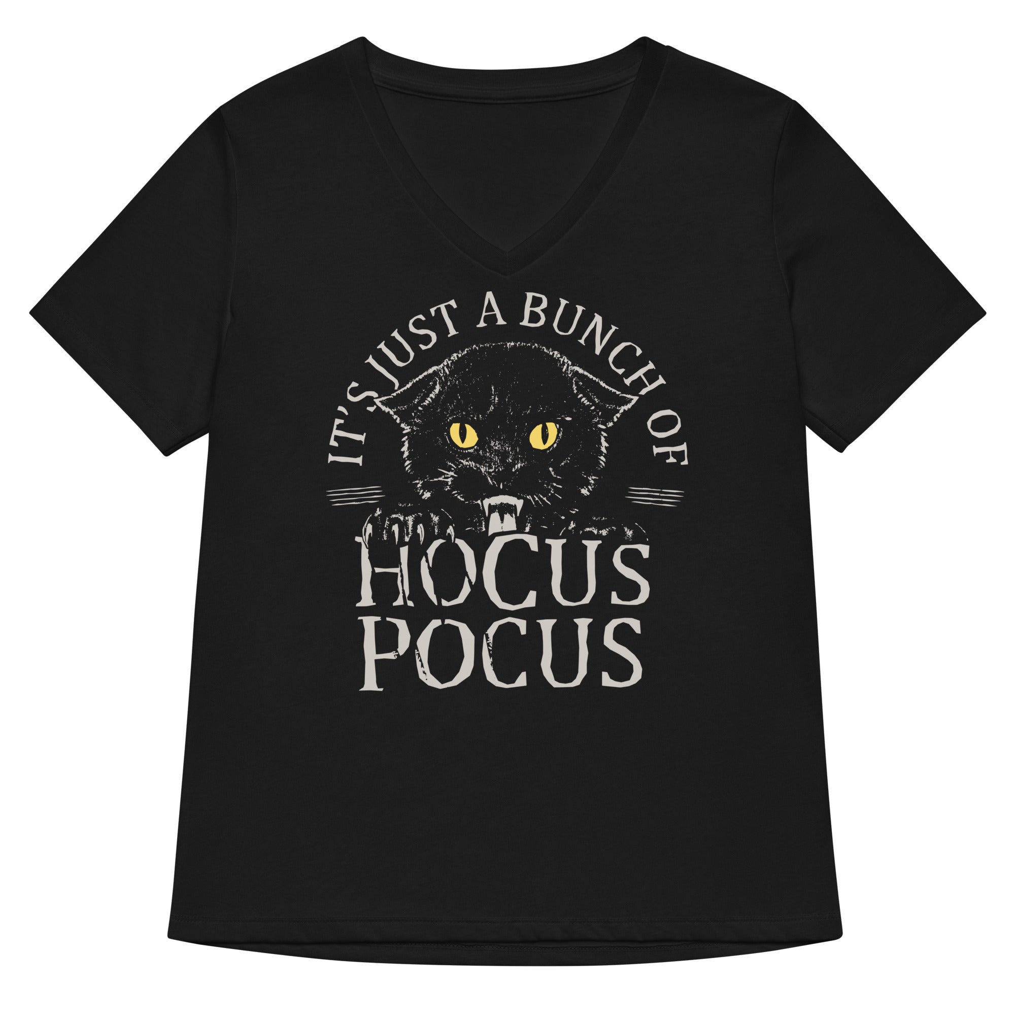 Hocus Pocus Women's V-Neck - Adult & Kids T-Shirts, Sweatshirts & Hoodies apparel design preview 1