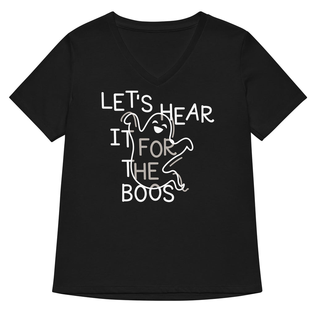 Let's Hear It For The Boos Women's V-Neck - Adult & Kids T-Shirts, Sweatshirts & Hoodies apparel design preview 1