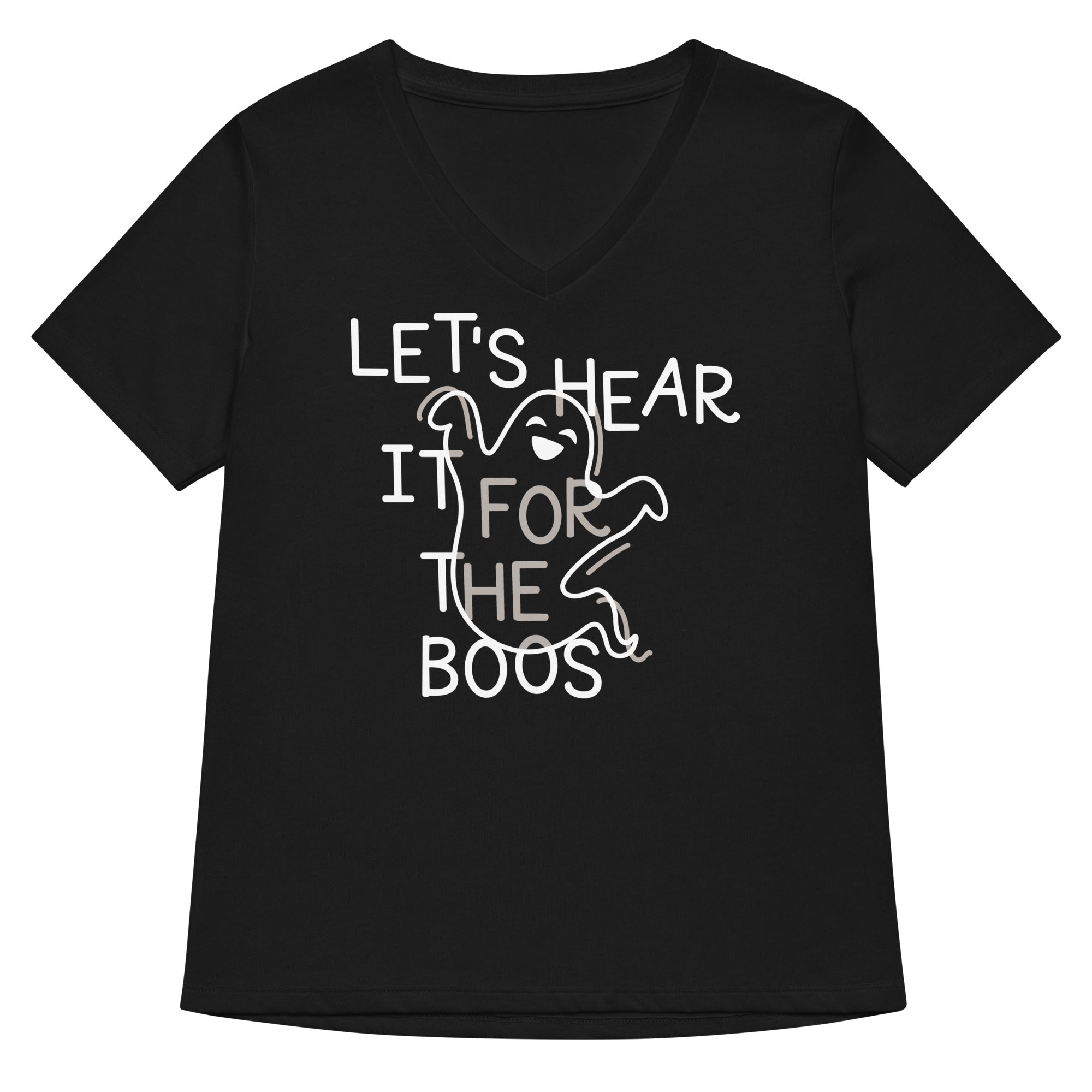 Let's Hear It For The Boos Women's V-Neck - Adult & Kids T-Shirts, Sweatshirts & Hoodies apparel design preview 1