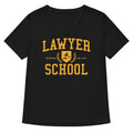Lawyer School Women's V-Neck - Adult & Kids T-Shirts, Sweatshirts & Hoodies apparel design preview 1