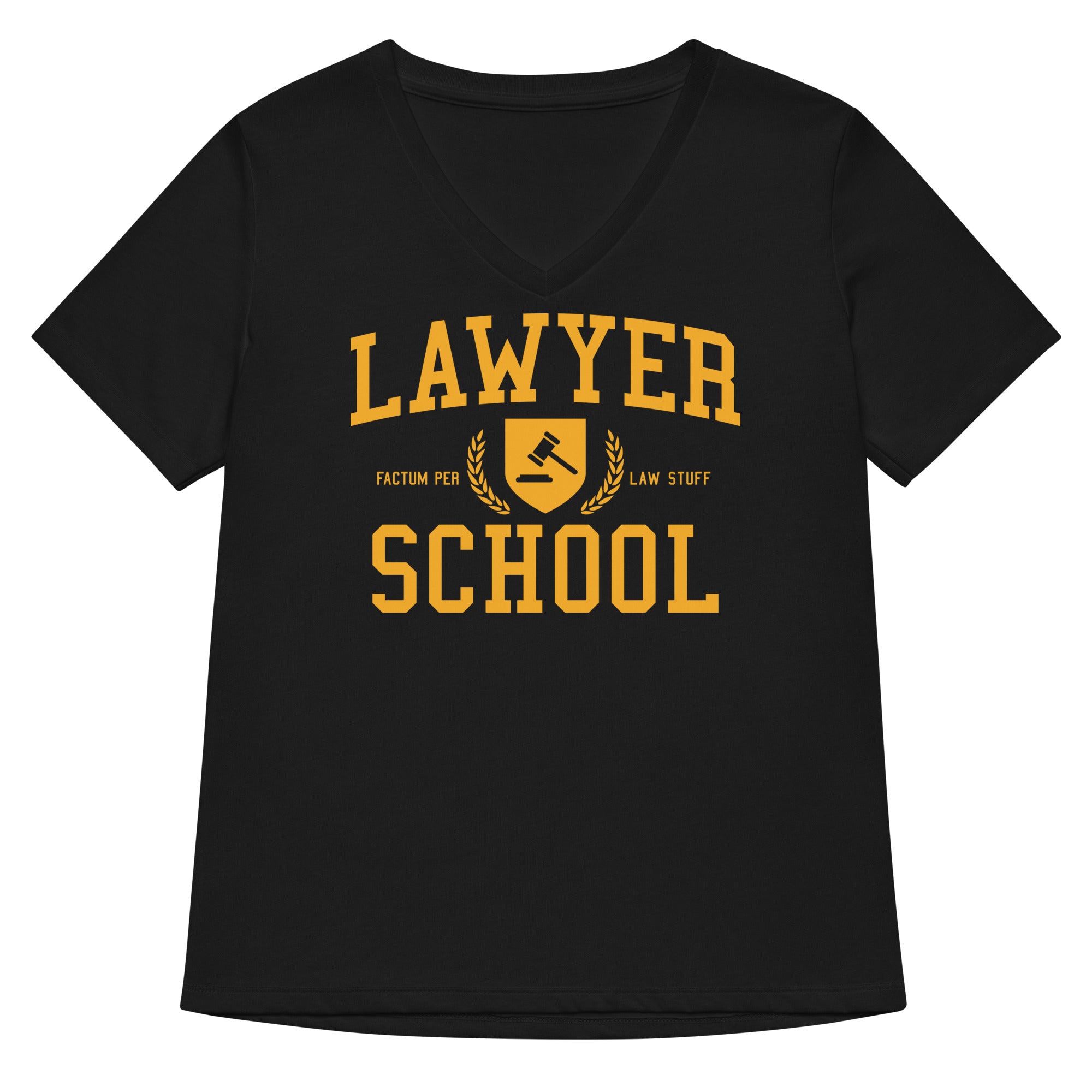 Lawyer School Women's V-Neck - Adult & Kids T-Shirts, Sweatshirts & Hoodies apparel design preview 1