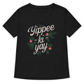 Yippee-Ki-Yay Women's V-Neck - Adult & Kids T-Shirts, Sweatshirts & Hoodies apparel design preview 1