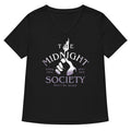 The Midnight Society Women's V-Neck - Adult & Kids T-Shirts, Sweatshirts & Hoodies apparel design preview 1