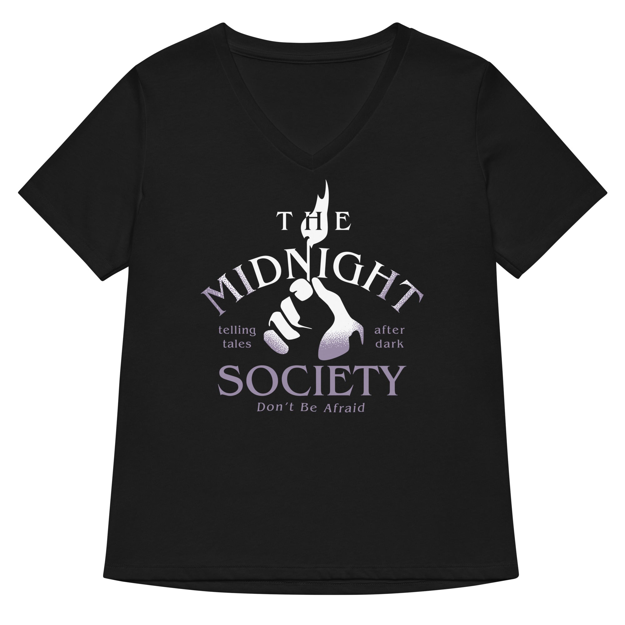 The Midnight Society Women's V-Neck - Adult & Kids T-Shirts, Sweatshirts & Hoodies apparel design preview 1
