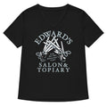 Edward's Salon and Topiary Women's V-Neck - Adult & Kids T-Shirts, Sweatshirts & Hoodies apparel design preview 1