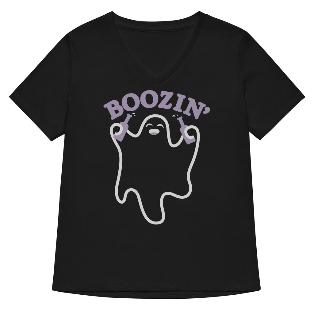 Boozin' Women's V-Neck - Adult & Kids T-Shirts, Sweatshirts & Hoodies apparel design preview 1