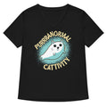 Purrranormal Cattivity Women's V-Neck - Adult & Kids T-Shirts, Sweatshirts & Hoodies apparel design preview 1