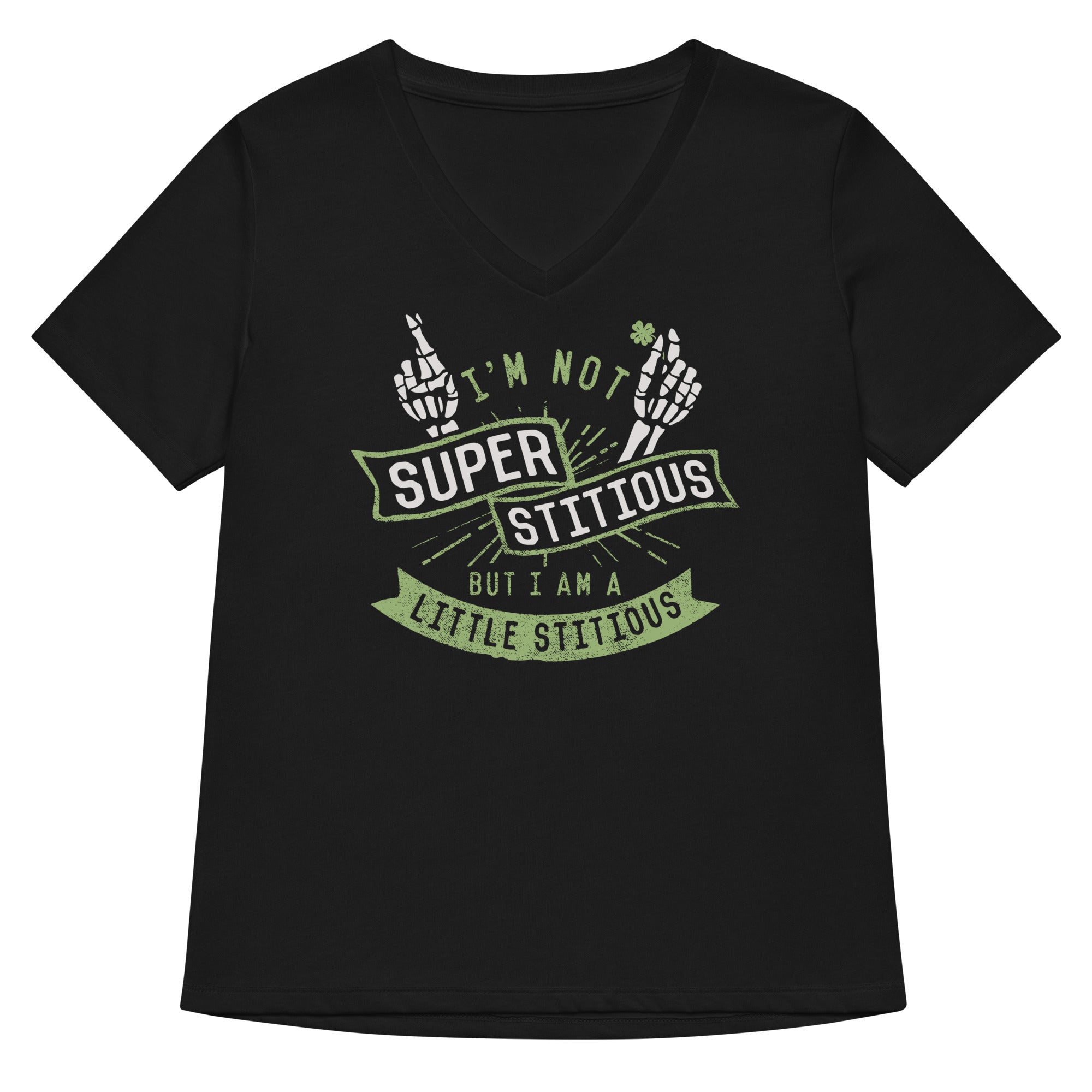 I'm Not Superstitious, But I Am A Little Stitious - Adult & Kids T-Shirts, Sweatshirts & Hoodies apparel design preview 1