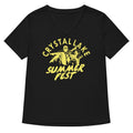 Crystal Lake Summer Fest Women's V-Neck - Adult & Kids T-Shirts, Sweatshirts & Hoodies apparel design preview 1