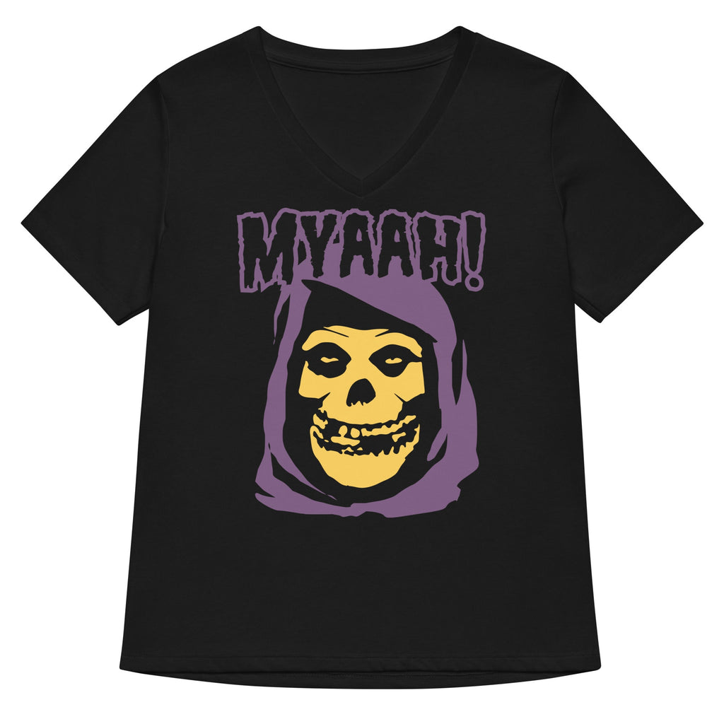 Myaah! Women's V-Neck - Adult & Kids T-Shirts, Sweatshirts & Hoodies apparel design preview 1