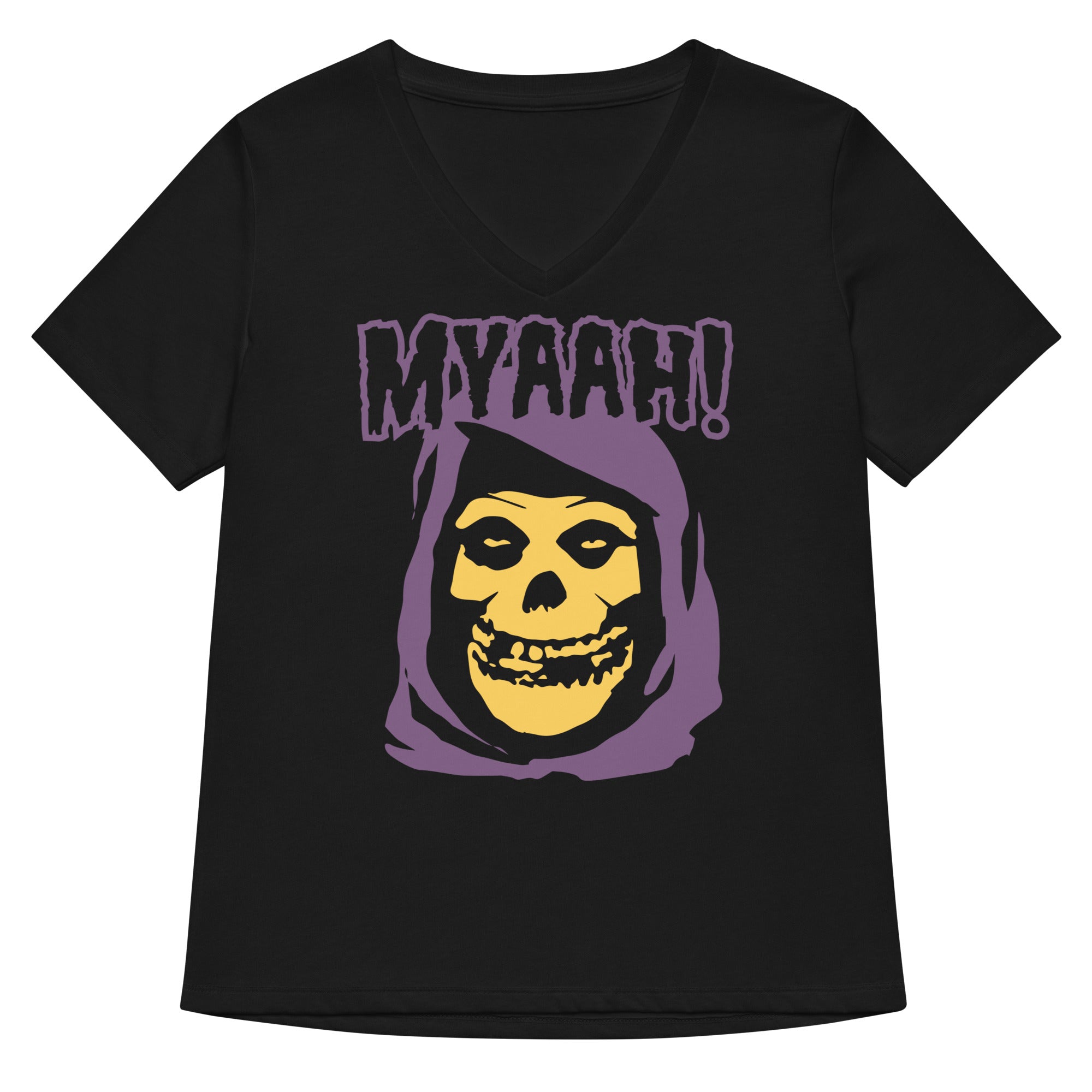 Myaah! Women's V-Neck - Adult & Kids T-Shirts, Sweatshirts & Hoodies apparel design preview 1