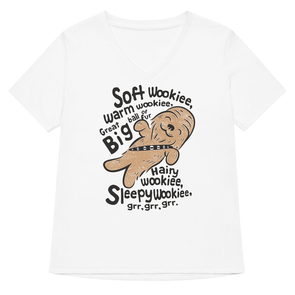 Soft Wookiee, Warm Women's V-Neck - Adult & Kids T-Shirts, Sweatshirts & Hoodies apparel design preview 1