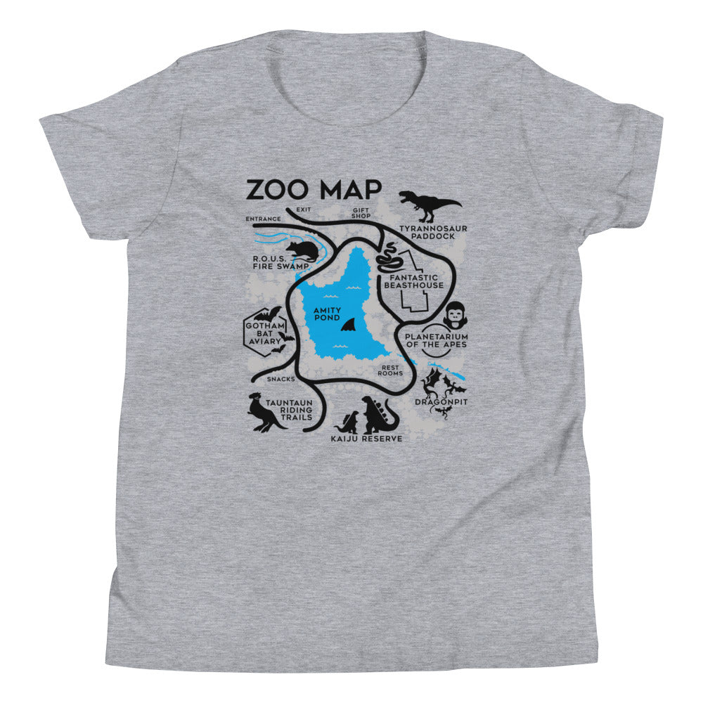 Zoo Map Kid's - Adult & Kids T-Shirts, Sweatshirts & Hoodies apparel design preview 1