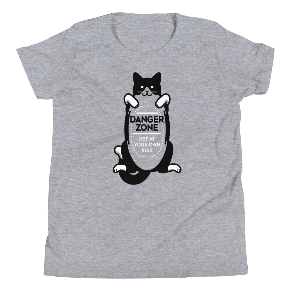 Cat Danger Zone Kid's - Adult & Kids T-Shirts, Sweatshirts & Hoodies apparel design preview 1