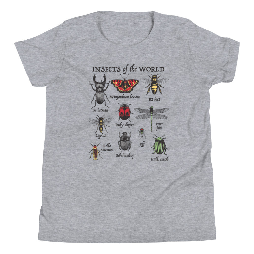 Insects Of The World Kid's - Adult & Kids T-Shirts, Sweatshirts & Hoodies apparel design preview 1