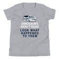 Dinosaurs Didn't Read Kid's - Adult & Kids T-Shirts, Sweatshirts & Hoodies apparel design preview 1