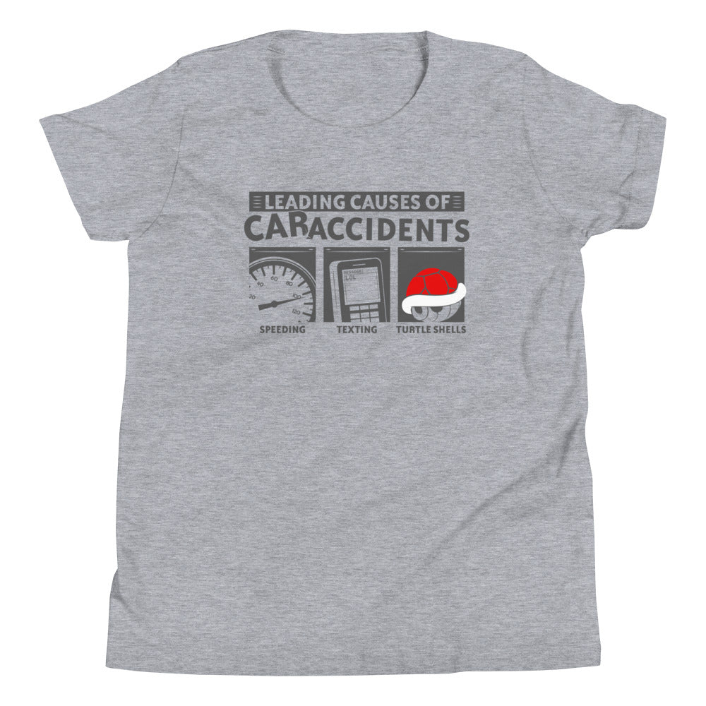 Leading Causes of Accidents Kid's - Adult & Kids T-Shirts, Sweatshirts & Hoodies apparel design preview 1
