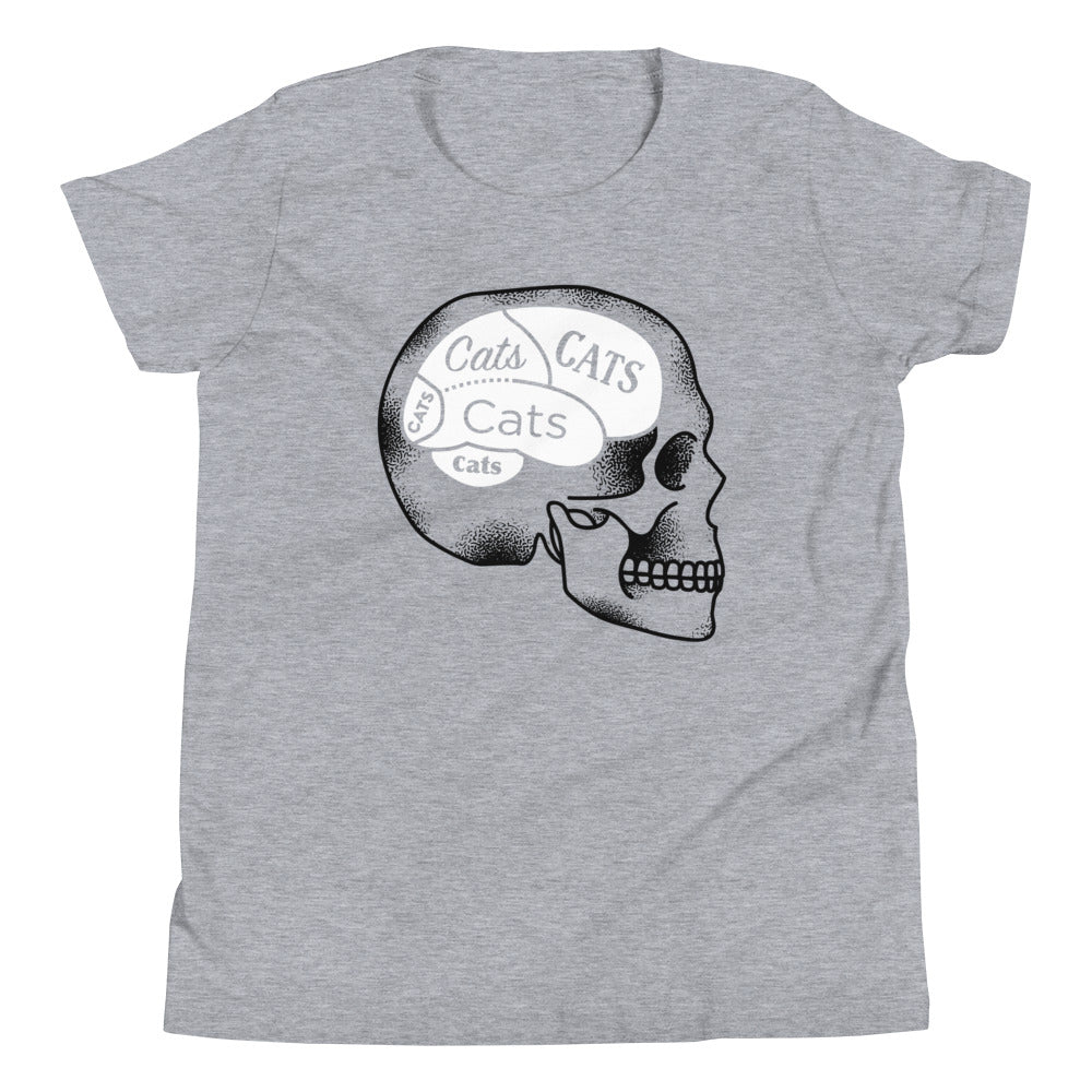 Cats On The Brain Kid's - Adult & Kids T-Shirts, Sweatshirts & Hoodies apparel design preview 1