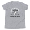Here For The Cats, Humans Are Gross Kid's - Adult & Kids T-Shirts, Sweatshirts & Hoodies apparel design preview 1