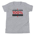 Always Give 100%, Unless You're Donating Blood Kid's - Adult & Kids T-Shirts, Sweatshirts & Hoodies apparel design preview 1