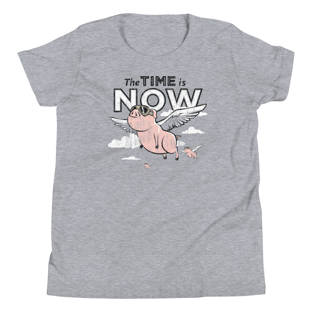 The Time Is Now Kid's - Adult & Kids T-Shirts, Sweatshirts & Hoodies apparel design preview 1