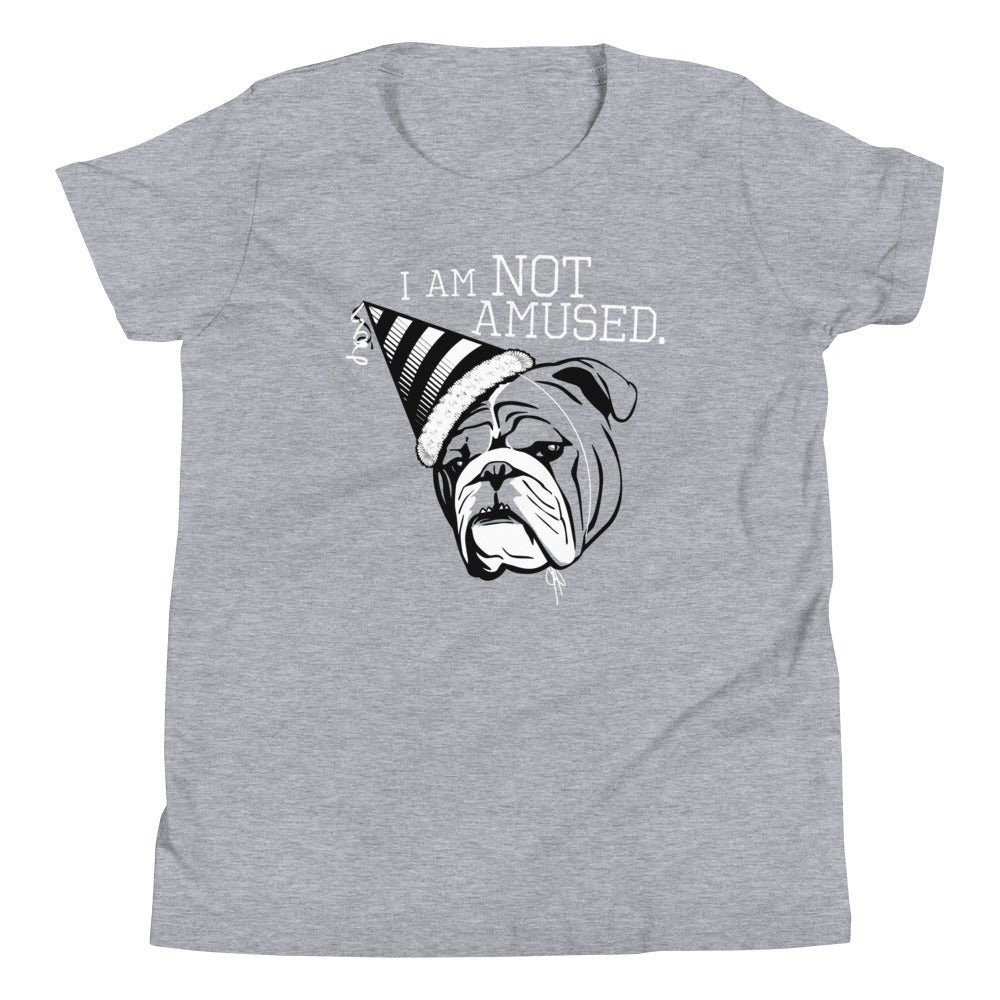 I Am Not Amused Kid's - Adult & Kids T-Shirts, Sweatshirts & Hoodies apparel design preview 1