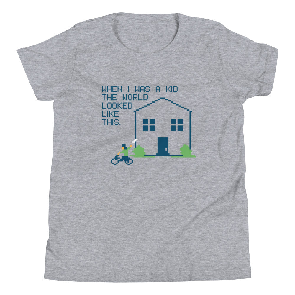 When I Was A Kid The World Kid's - Adult & Kids T-Shirts, Sweatshirts & Hoodies apparel design preview 1