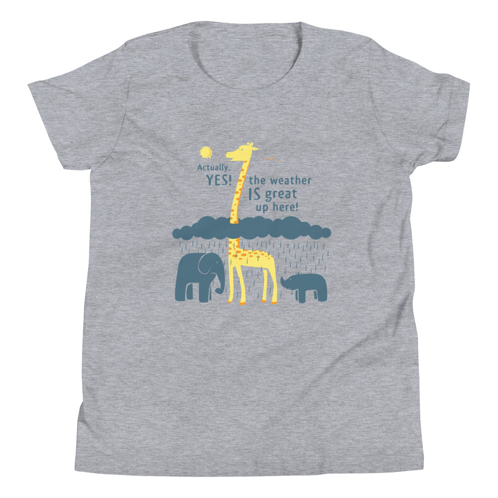 The Weather Is Great Up Here! Kid's - Adult & Kids T-Shirts, Sweatshirts & Hoodies apparel design preview 1