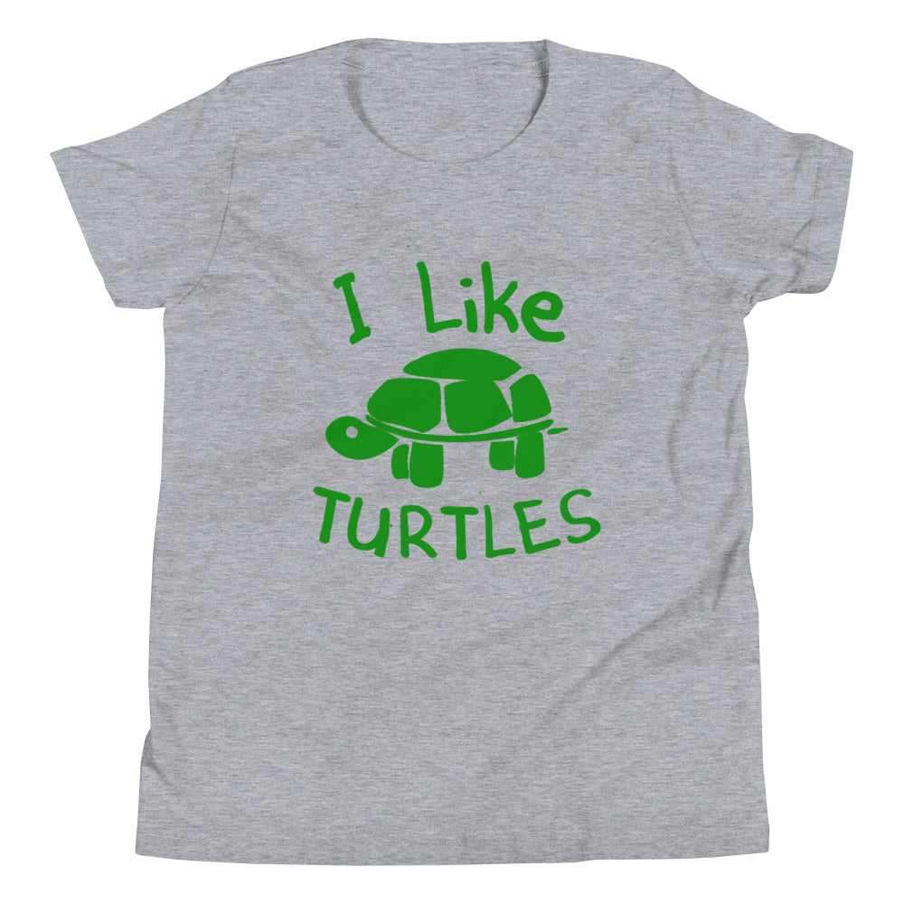 I Like Turtles Kid's - Adult & Kids T-Shirts, Sweatshirts & Hoodies apparel design preview 1