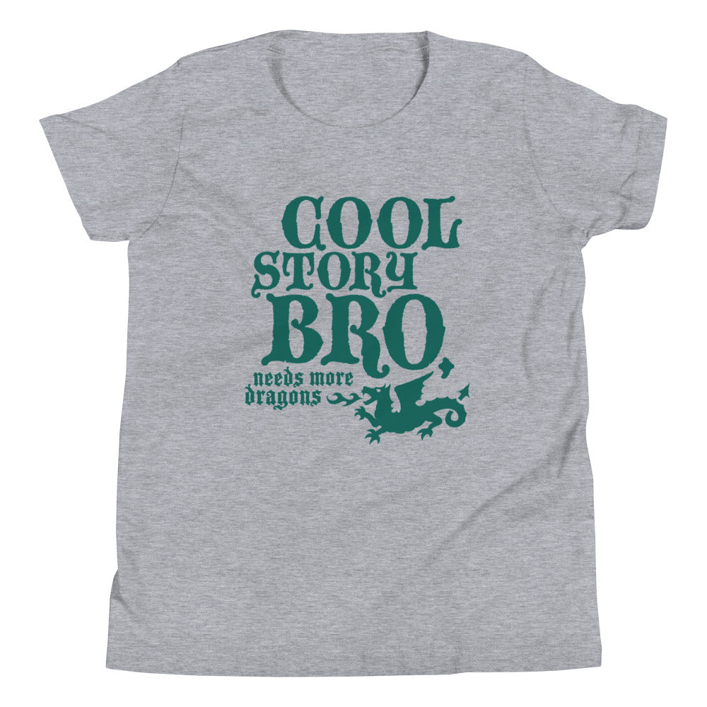 Cool Story Bro, Needs More Dragons Kid's - Adult & Kids T-Shirts, Sweatshirts & Hoodies apparel design preview 1
