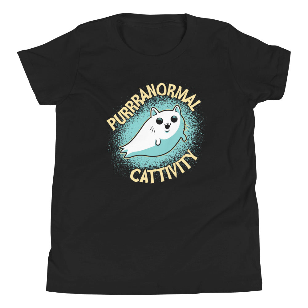 Purrranormal Cattivity Kid's - Adult & Kids T-Shirts, Sweatshirts & Hoodies apparel design preview 1
